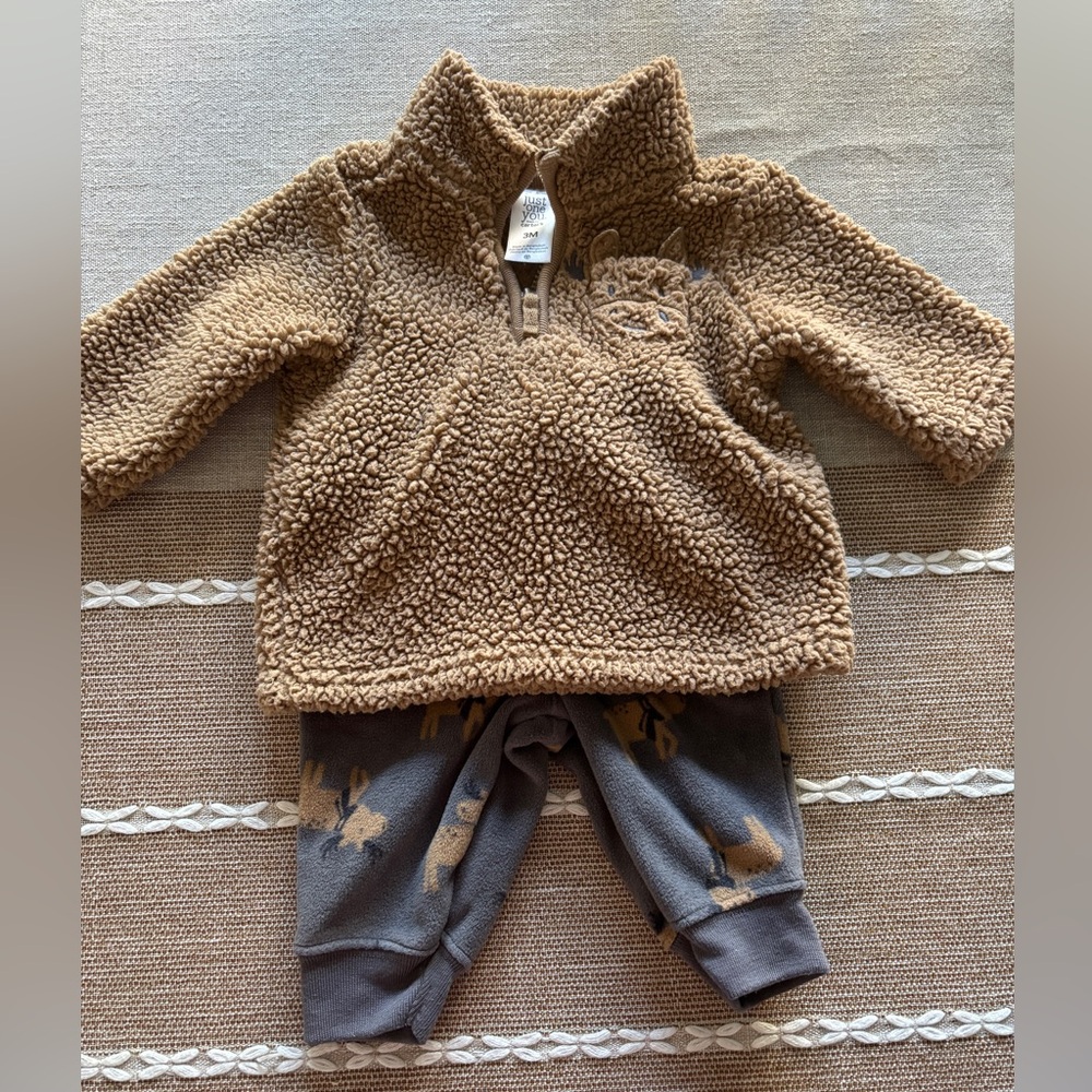 Infant Warm Moose Outfit